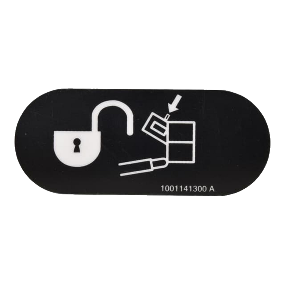 JLG Decal - Platform Sensor Override 1001141300