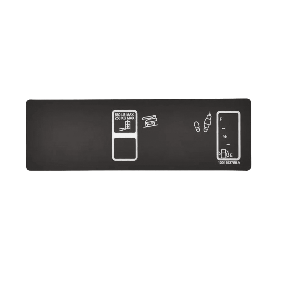 JLG Decal,Platform Display 1001193756