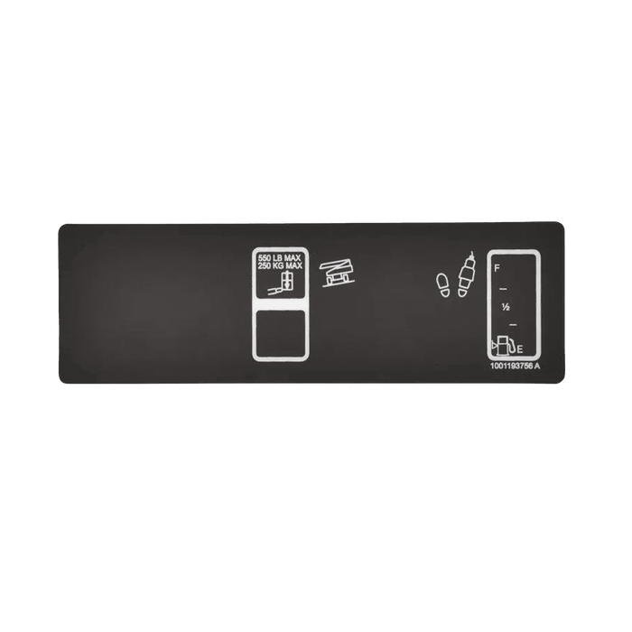 JLG Decal,Platform Display 1001193756