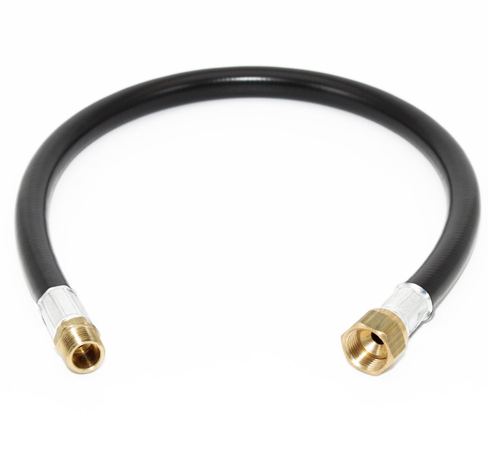 Flame King Thermo Plastic Hose Assembly for LP and Natural Gas, 24 Inch, 3/8 Inch