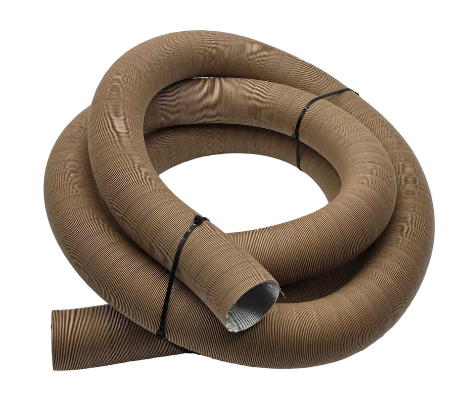 Climate Command 60mm Tan High Temperature Flex Duct 4m