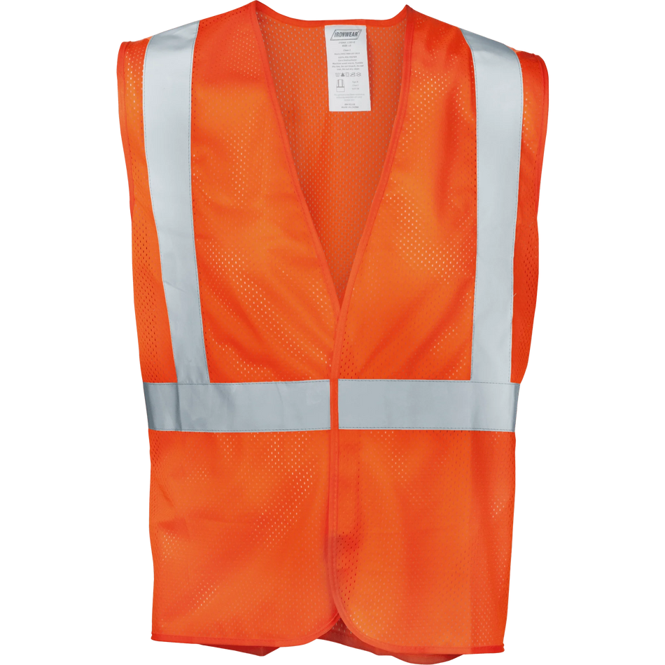 Ironwear 1285 Type R Class 2 Hi Vis Hook & Loop Reflective Safety Vest