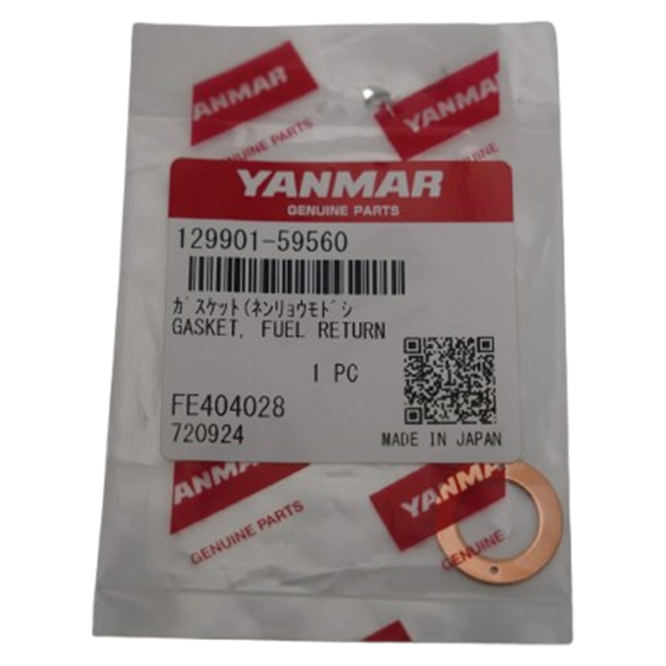 Yanmar Gasket, Fuel Return 129901-59560