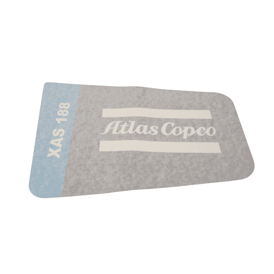 Atlas Copco Model XAS 188 Roadside Label 1310222701