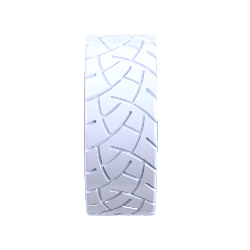 Genie Tire/Wheel, Non-Marking, Tapered Shaft, 12X4.5” Casting 1314727GT