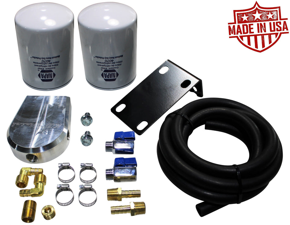 KB Diesel Engine Coolant Filter Kit for 2007.5-2018 6.7l Dodge Cummins