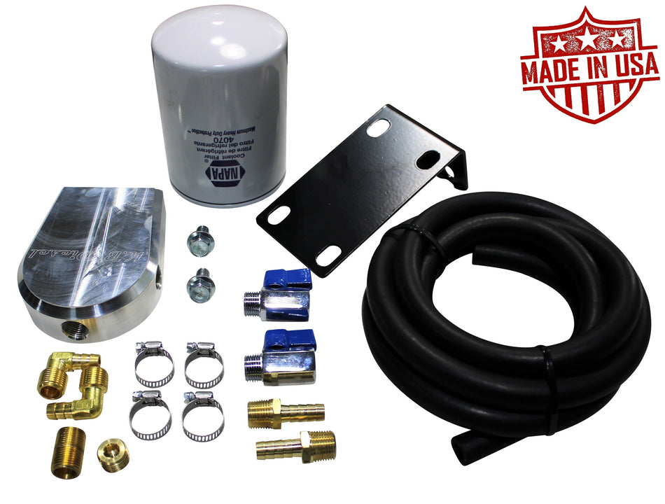 KB Diesel Engine Coolant Filter Kit for 2007.5-2018 6.7l Dodge Cummins