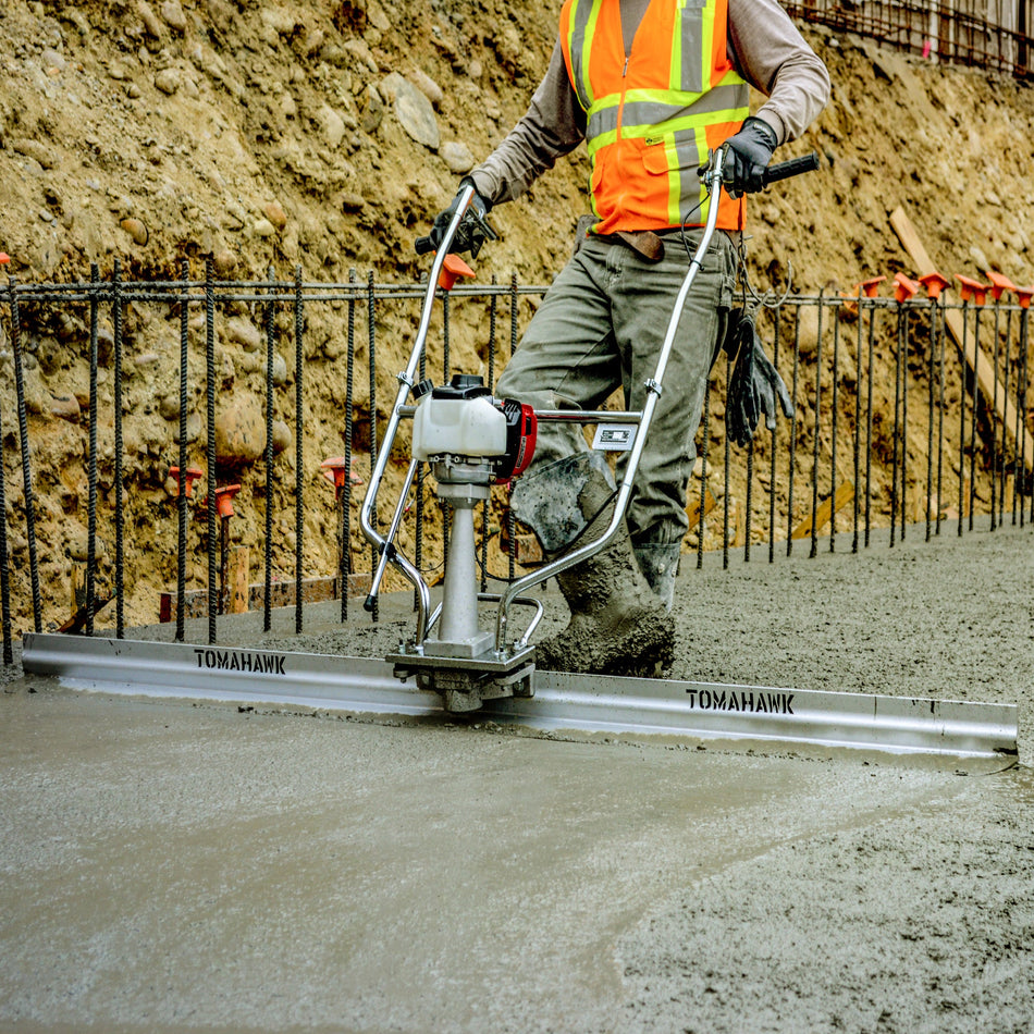 Tomahawk PRO Series Magnesium Power Screed Concrete Finishing Blade (Choose 4ft, 6ft, 8ft, 10ft, 12ft, 14ft, 16ft)