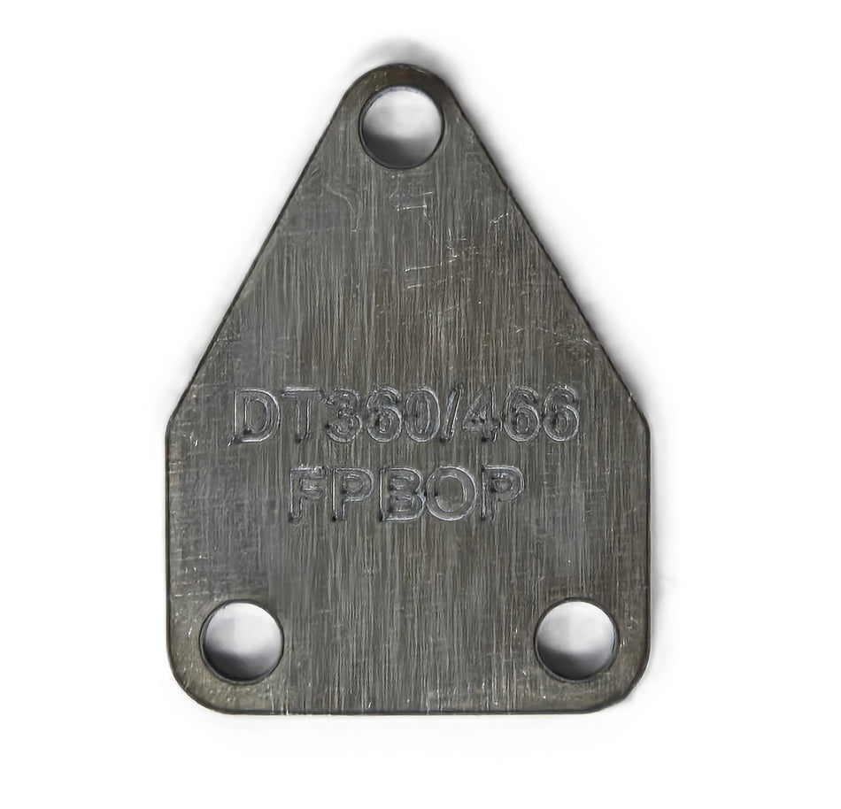 KB Diesel Steel Fuel Pump Block Off Plate for DT360 DT466 DT530 Mack E6 E7