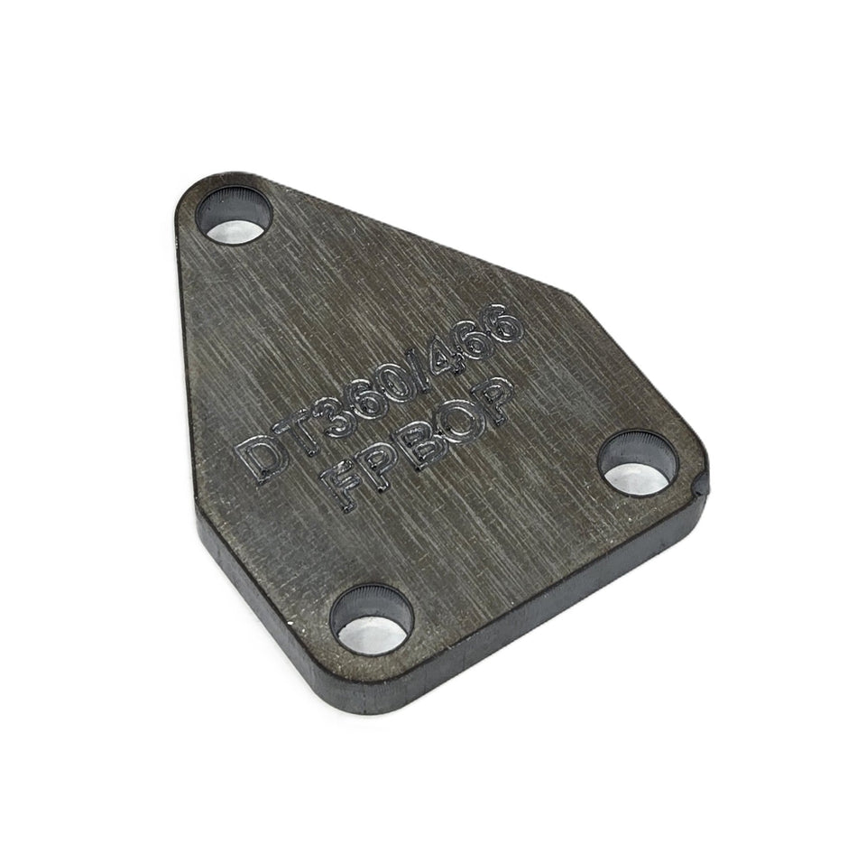 KB Diesel Steel Fuel Pump Block Off Plate for DT360 DT466 DT530 Mack E6 E7