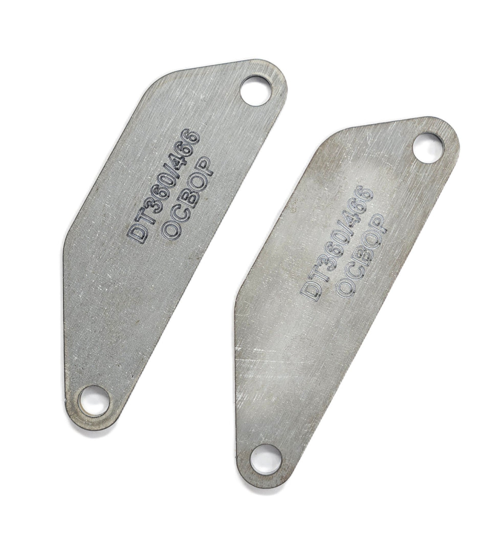 KB Diesel Steel Oil Cooler Block Off Plates for International Navistar DT360 DT466