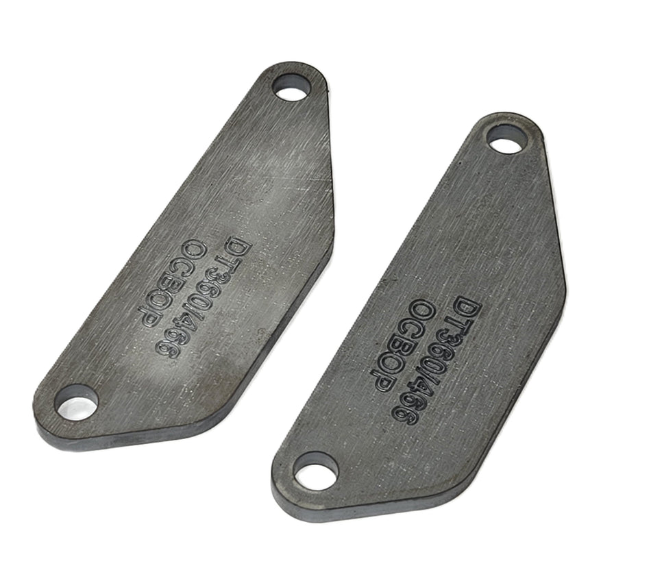 KB Diesel Steel Oil Cooler Block Off Plates for International Navistar DT360 DT466
