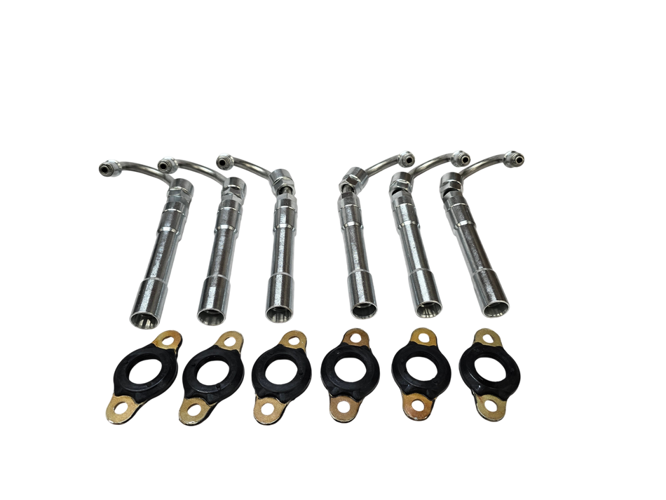 KB Diesel Fuel Injector Line Set for Detroit Diesel DD15