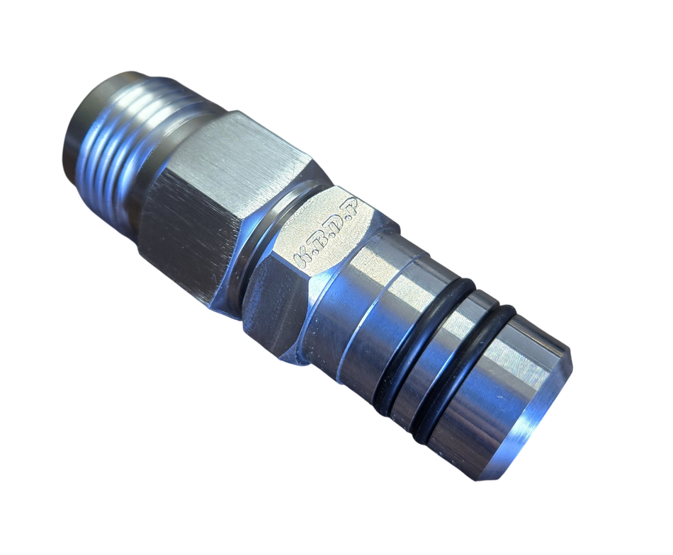 KB Diesel -12AN Turbo Oil Drain Line Adapter For 1989-2022 5.9L 6.7L Dodge Cummins