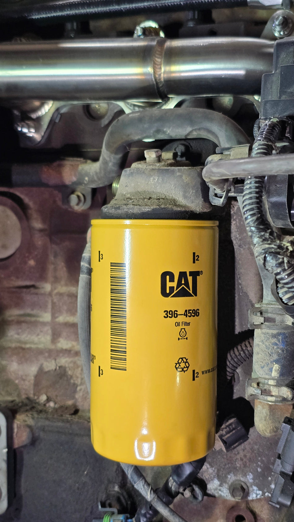 KB Diesel | 396-4596 CAT Oil Filter for 1989-2024 5.9L 6.7L Cummins