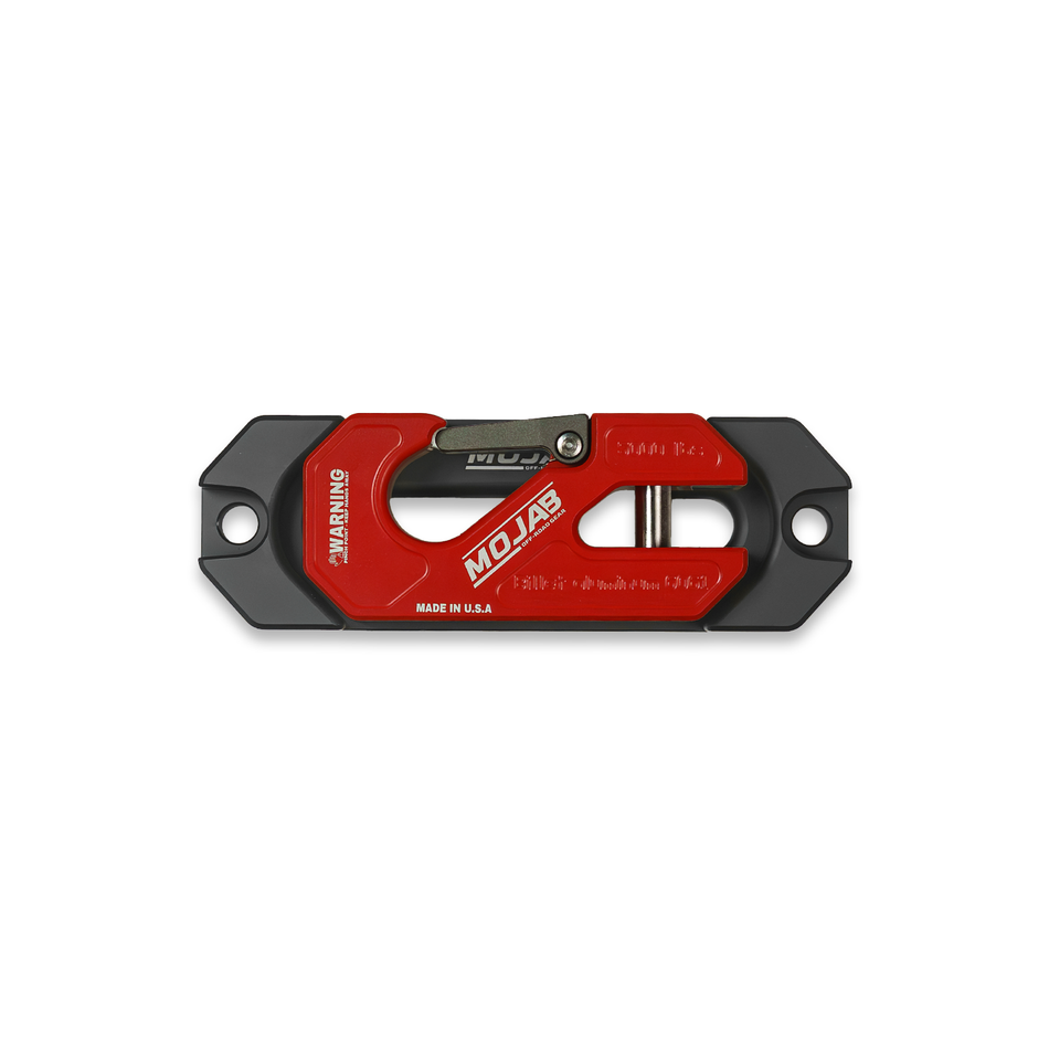 MOJAB Side By Side / UTV Aluminum Recessed Winch Shackle with Fairlead Kit
