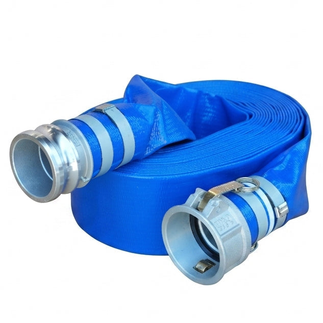 Tomahawk 3-Inch Discharge Hose for Water Pumps Heavy-Duty High-Flow Pump Hose for Dewatering & Irrigation
