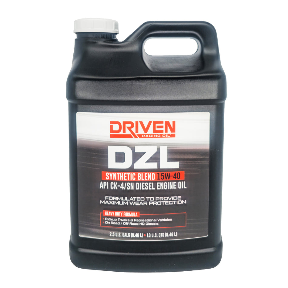 Driven Racing Oil DZL Diesel Engine Oil 15W-40 CK Engine Oil 10 Quart Jug
