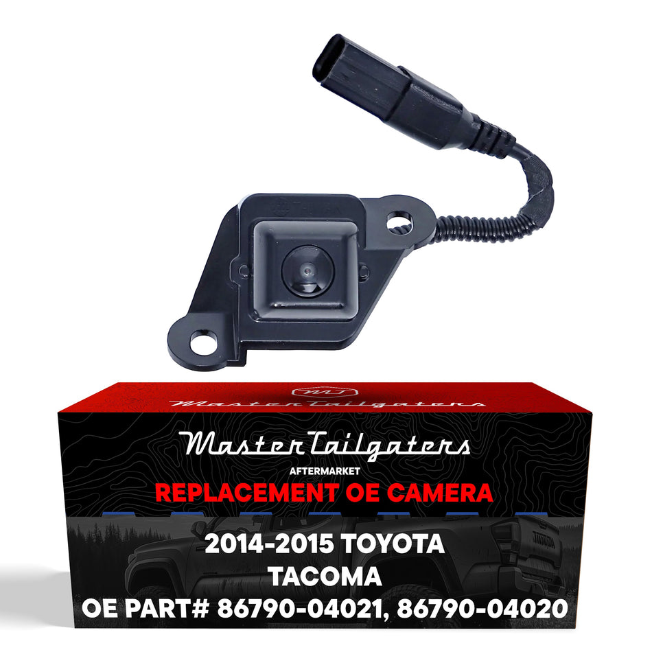 Aftermarket Toyota Tacoma (2014-2015) OEM Replacement Backup Camera OE Part # 86790-04020, 86790-04021