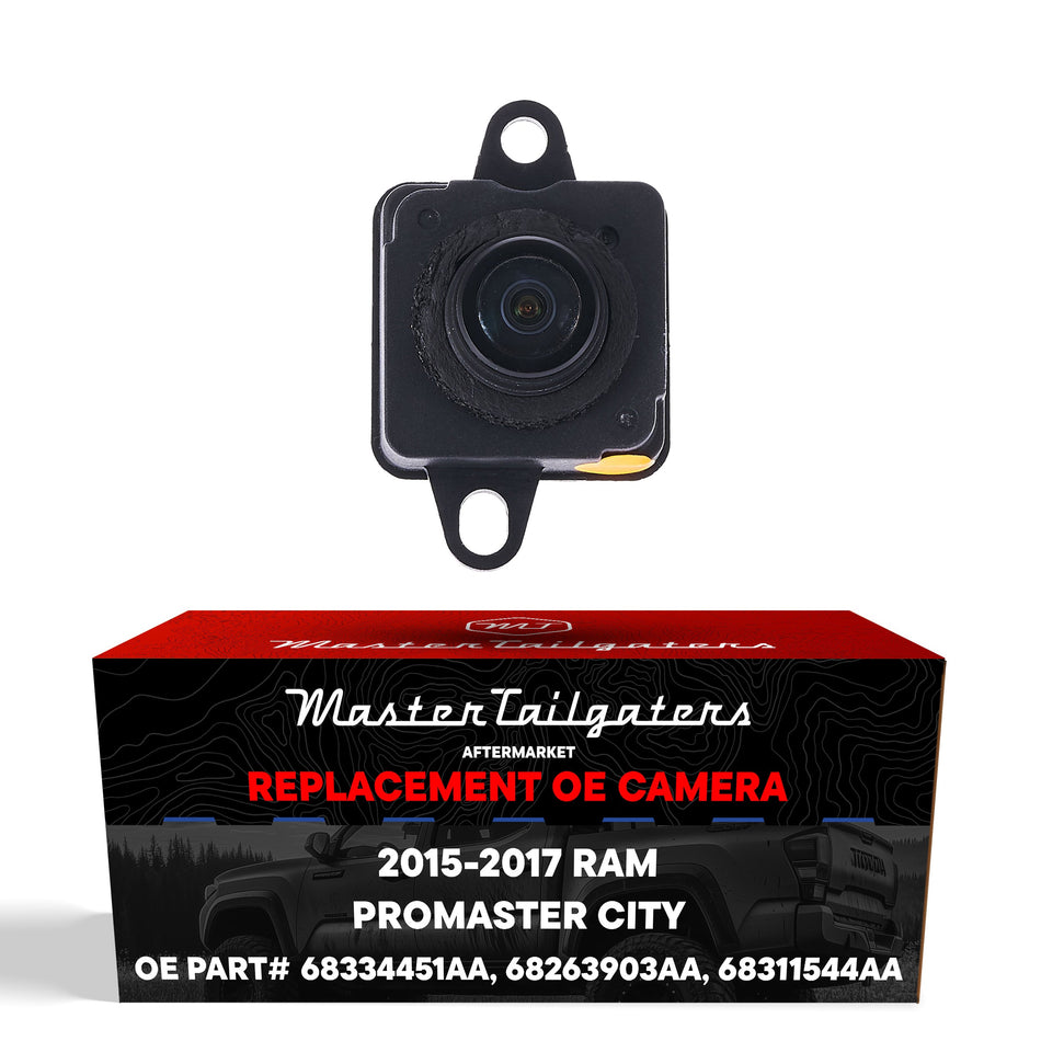 Aftermarket Ram ProMaster City (2015-2017) OEM Replacement Backup Camera OE Part # 68263903AA, 68334451AA, 68311544AA