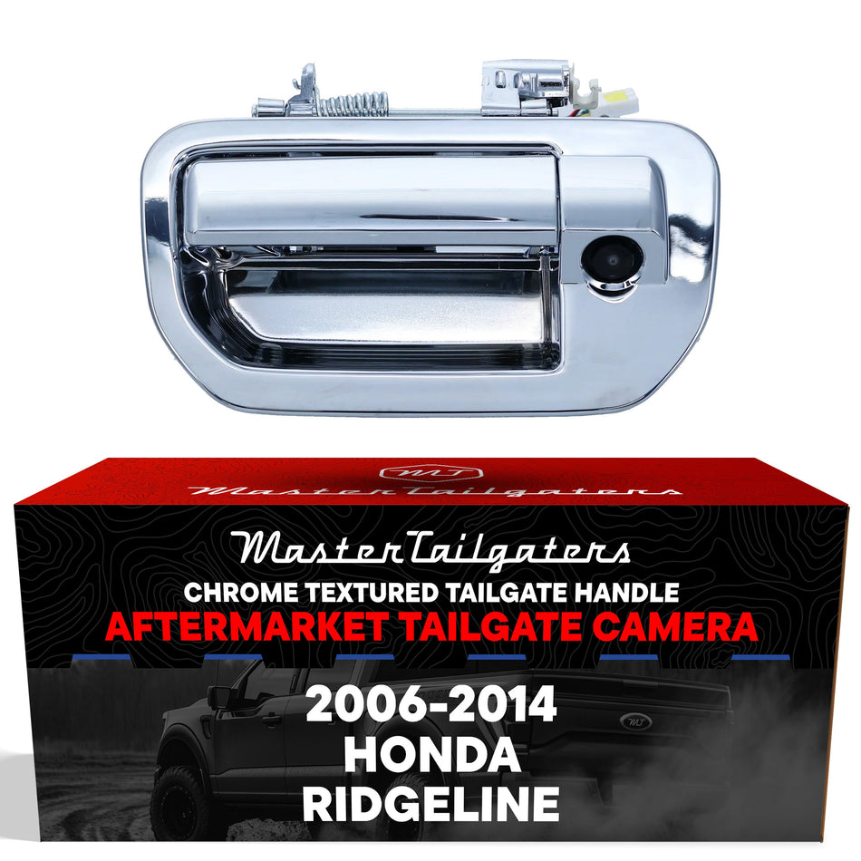 Aftermarket Honda Ridgeline (2006-2014) Chrome Replacement Tailgate Handle with Backup Camera
