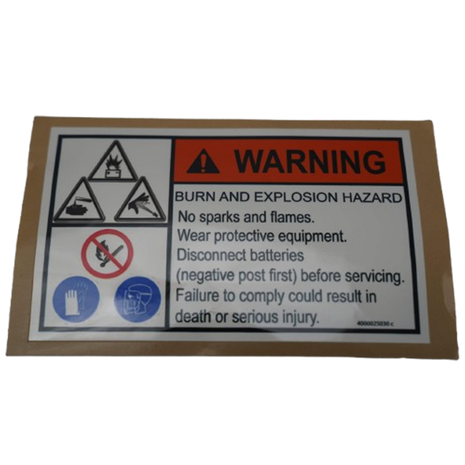 Haulotte Hand Injury Label 4000025030