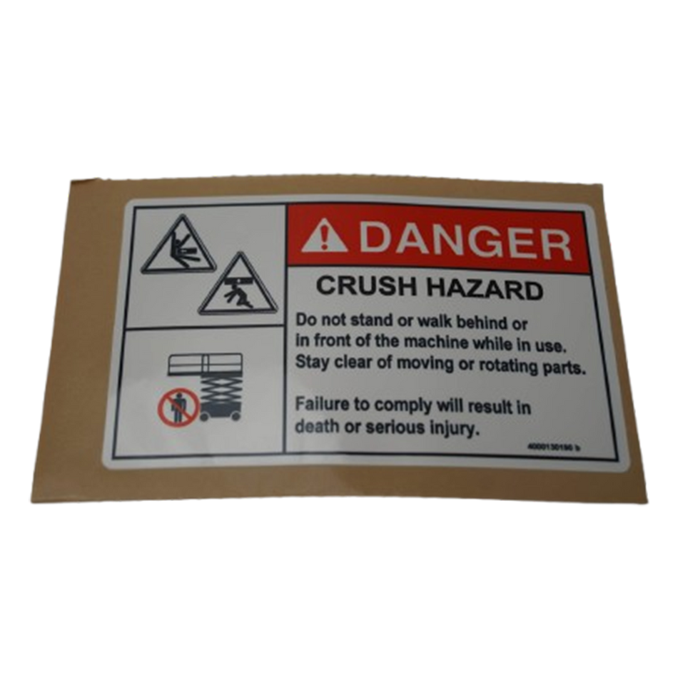 Haulotte Decal - Body Crushing 4000130190