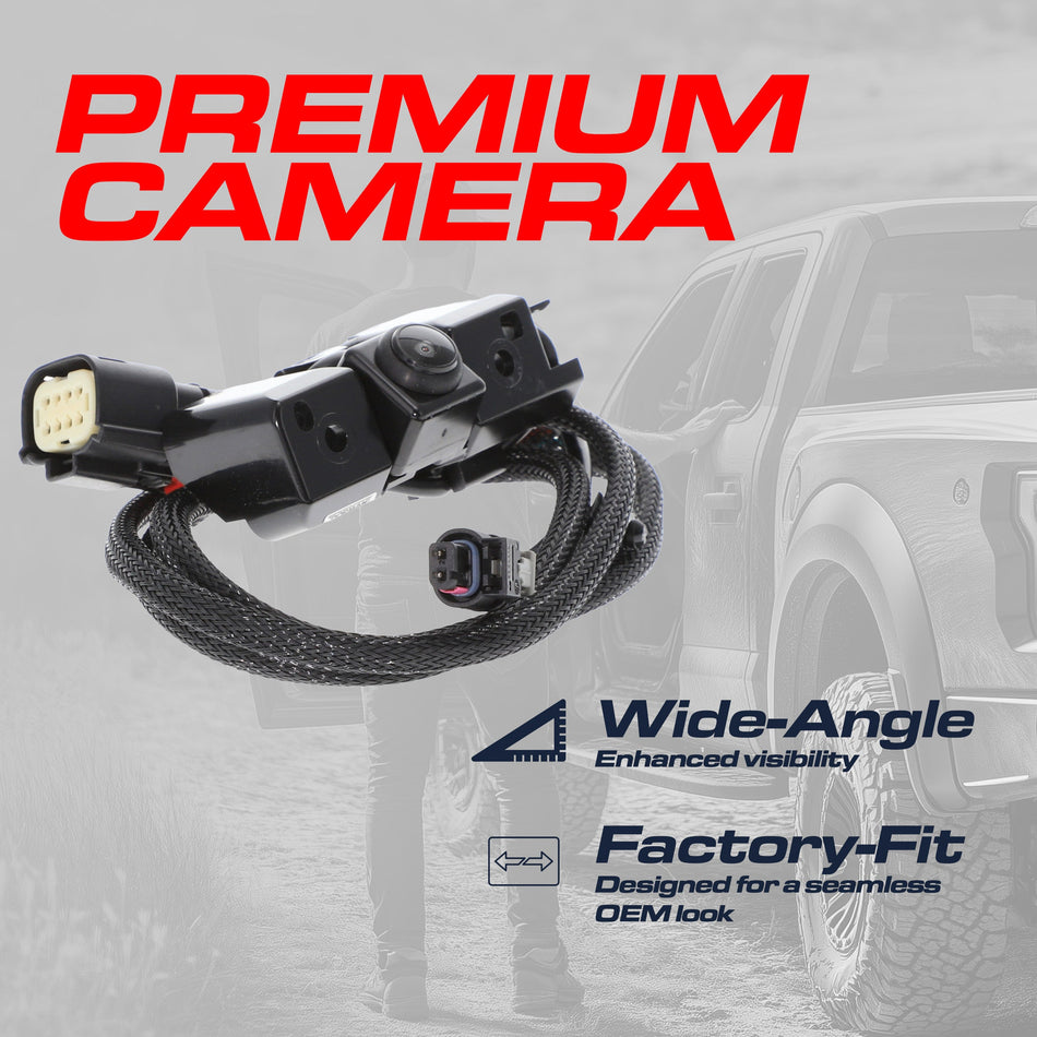 Aftermarket Chevrolet Silverado / GMC Sierra 1500, 2500, 3500 w/ Remote Tailgate (2016-2019) OEM Replacement Backup Camera OE Part # 84062896, 23363727