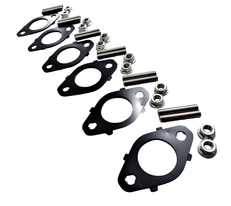 KB Diesel | Exhaust Manifold Header Gasket Stainless Stud Kit for 98.5-19 5.9 & 6.7 Cummins