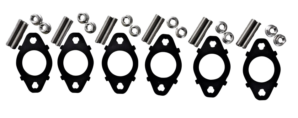 KB Diesel | Exhaust Manifold Header Gasket Stainless Stud Kit for 98.5-19 5.9 & 6.7 Cummins