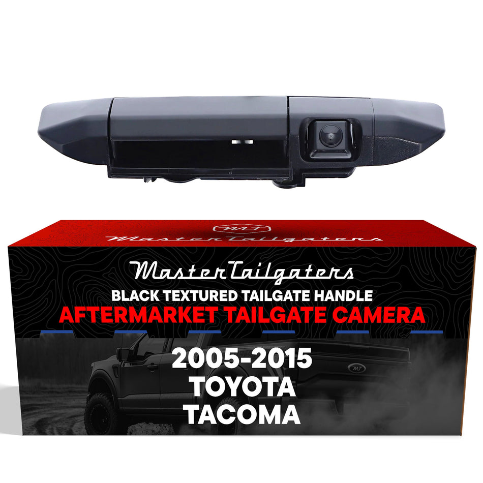 Aftermarket Toyota Tacoma (2005-2015) Black Replacement Tailgate Handle with Backup Camera