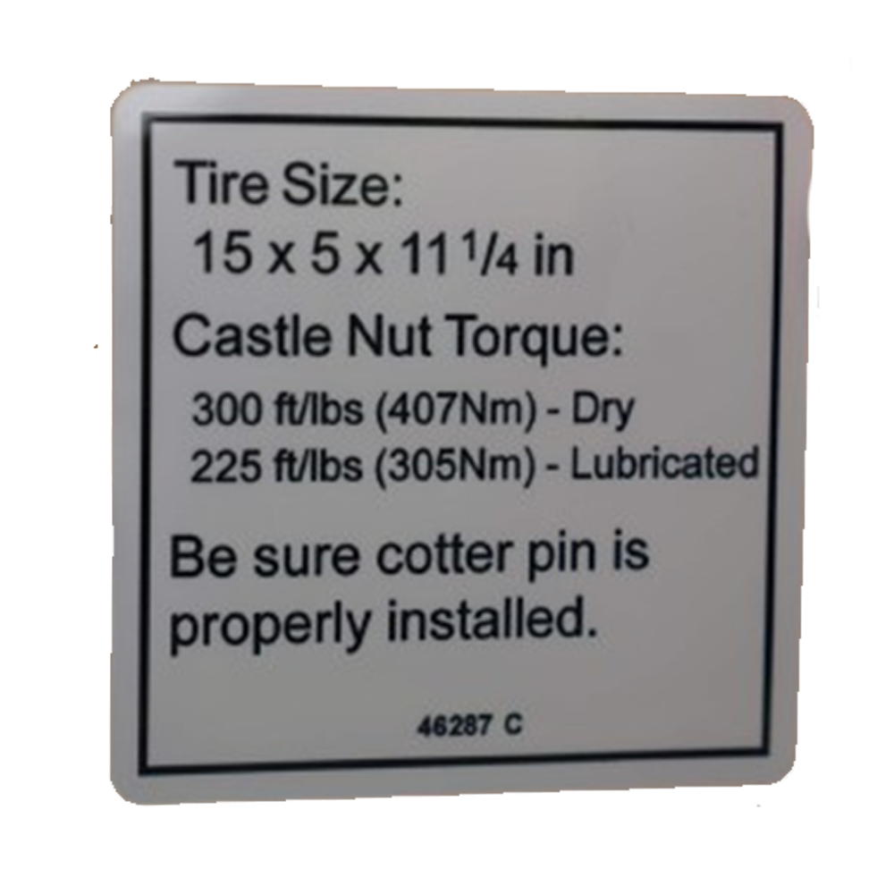 Genie Label Decal 46287GT | Genie Parts Catalog – EquipmentShare Parts ...
