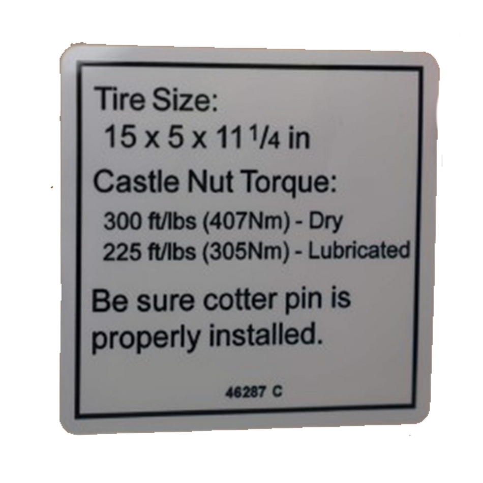 Genie Label Decal 46287GT