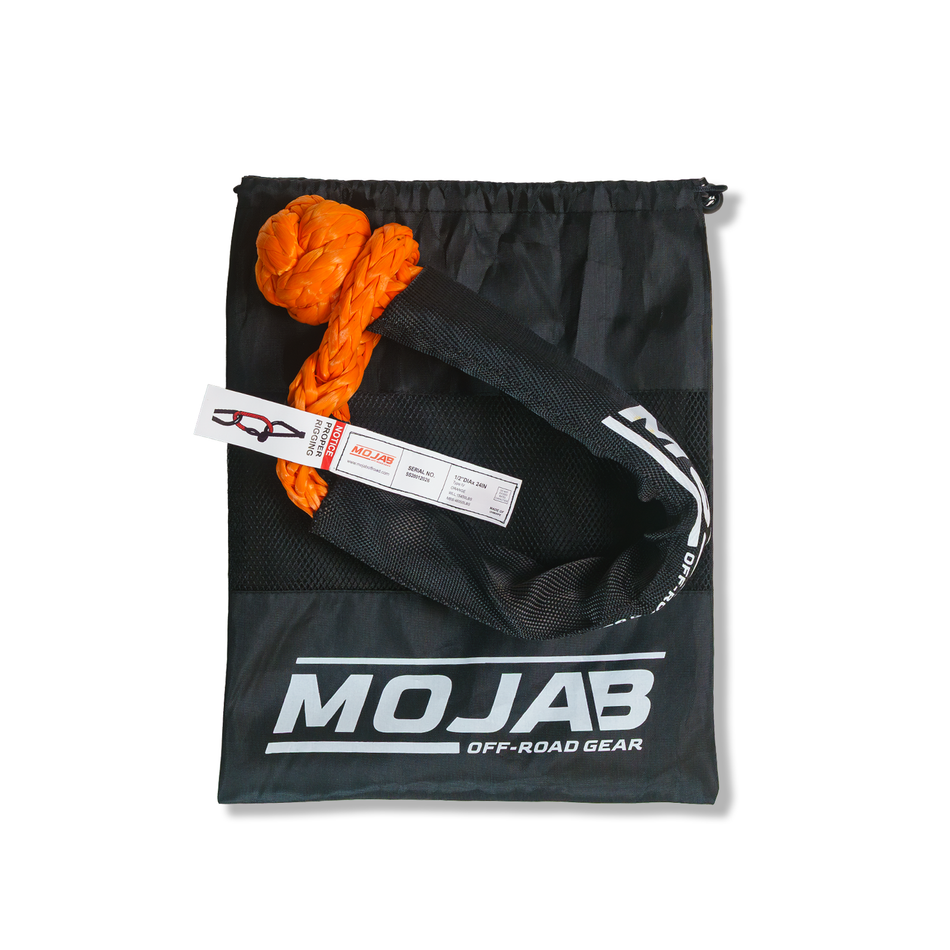 MOJAB Soft Shackle 1/2'' x 24” with sleeve and bag (Single Shackle)