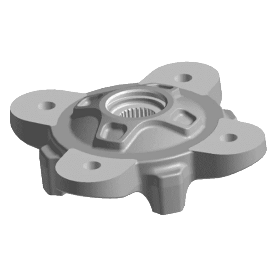 Polaris Medium Gloss Black Front Hub 5141046-067