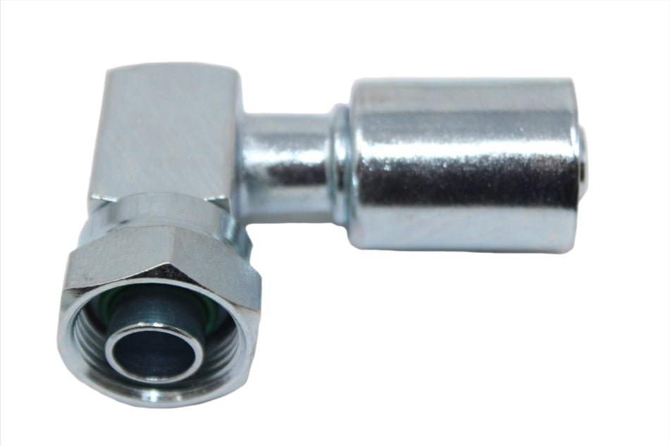 Beadlock AC Fitting Steel 1 x 14 Female 90 #10 hose 5433A