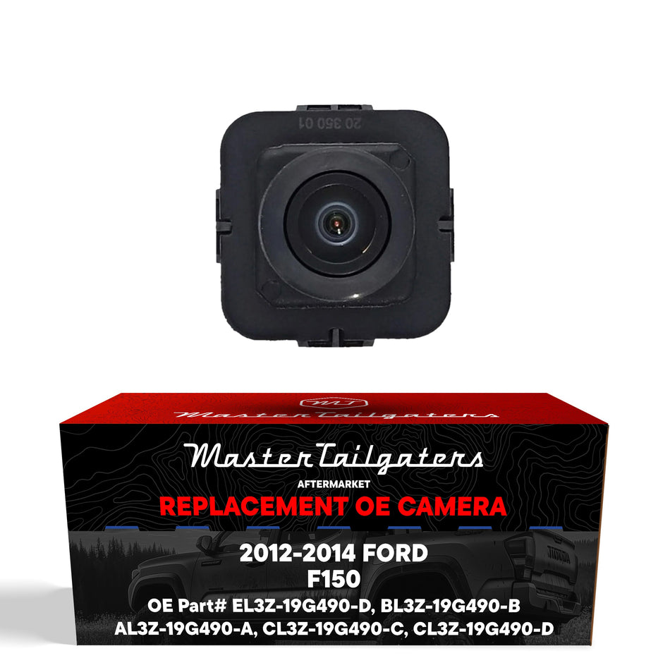 Aftermarket Ford F150 (2012-2014) OEM Replacement Backup Camera OE Part # EL3Z-19G490-D, BL3Z-19G490-B, AL3Z-19G490-A, CL3Z-19G490-C, CL3Z-19G490-D
