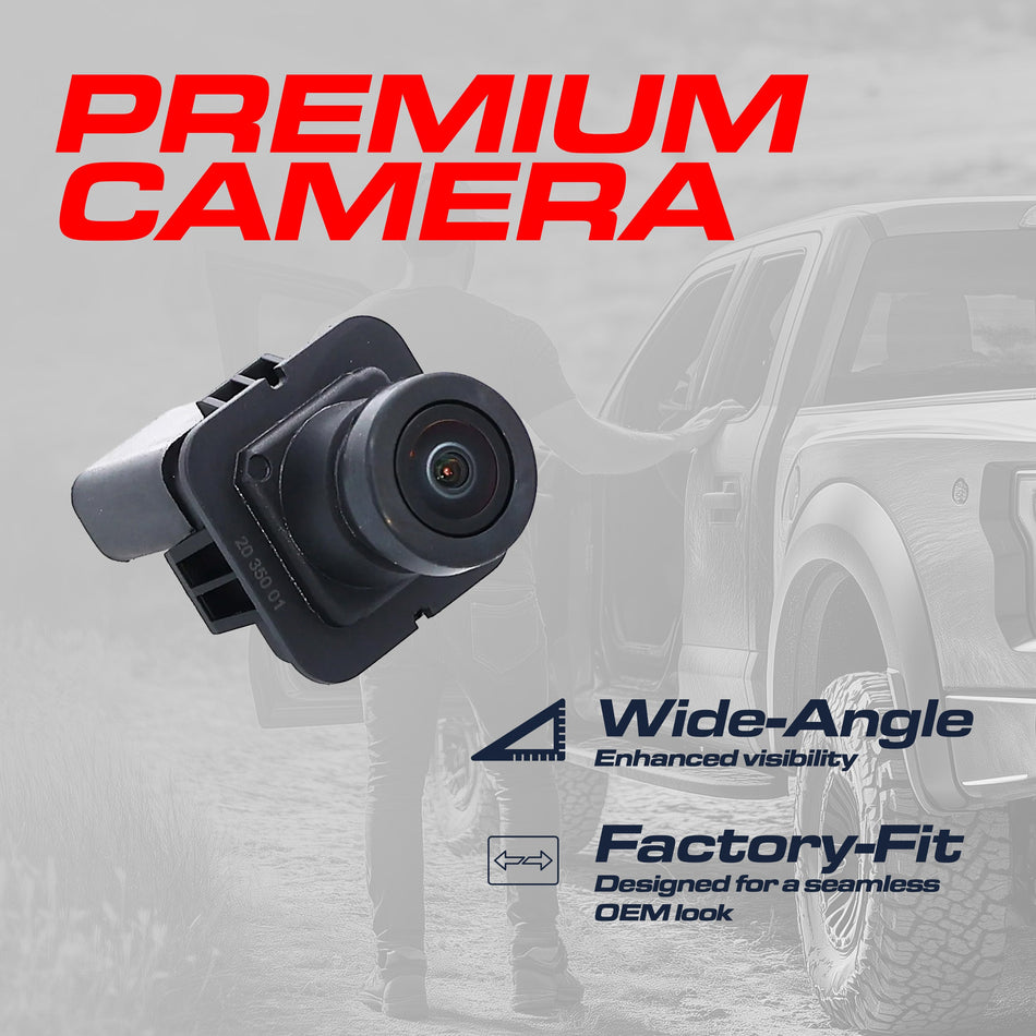 Aftermarket Ford F150 (2012-2014) OEM Replacement Backup Camera OE Part # EL3Z-19G490-D, BL3Z-19G490-B, AL3Z-19G490-A, CL3Z-19G490-C, CL3Z-19G490-D