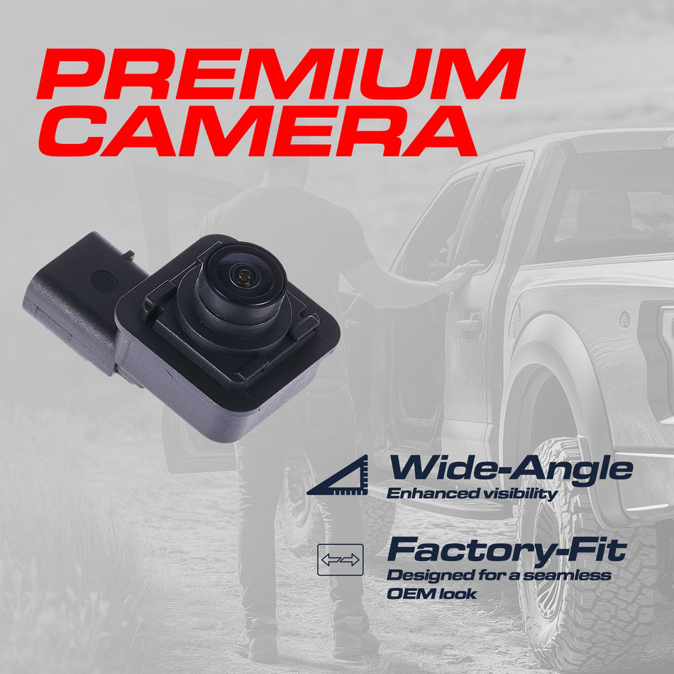 Aftermarket Ford F150 (2015-2017) OEM Replacement Backup Camera OE Part # FL3Z-19G490-D, FL3Z-19G490-B