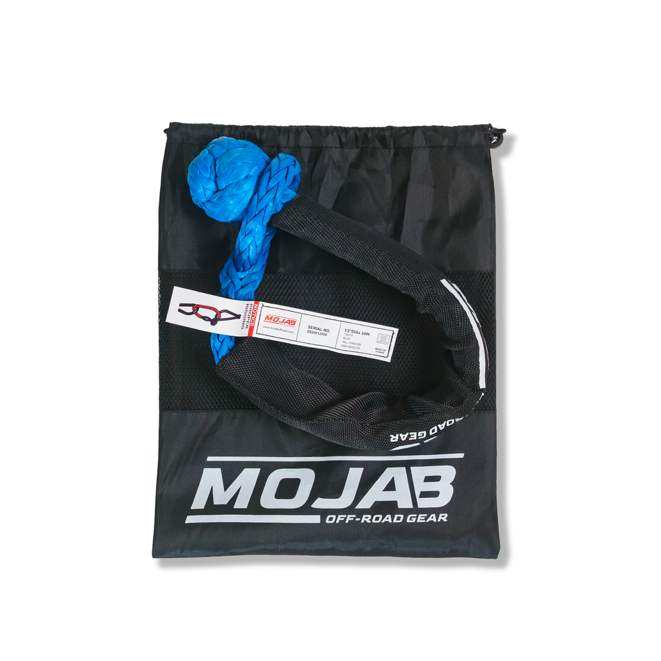 MOJAB Soft Shackle 1/2'' x 24” with sleeve and bag (Single Shackle)