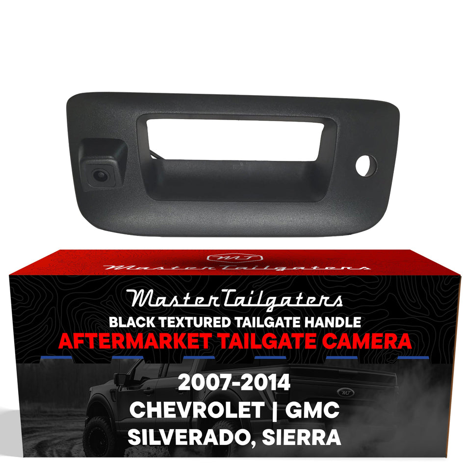 Aftermarket Chevrolet Silverado / GMC Sierra (2007-2014) Black Replacement Tailgate Handle with Backup Camera