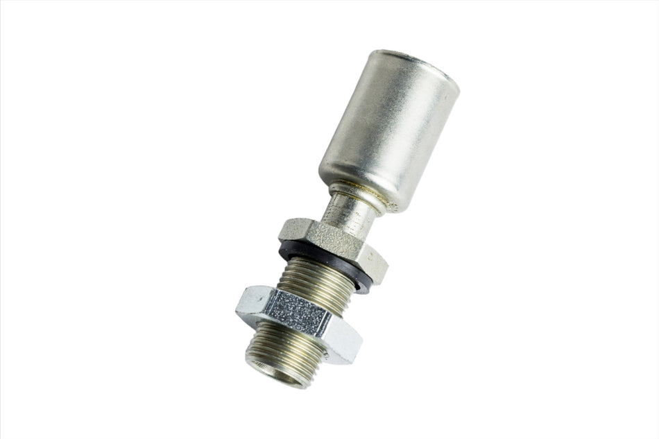 Beadlock AC Fitting Steel #8 Bulkhead STR 70R6008S