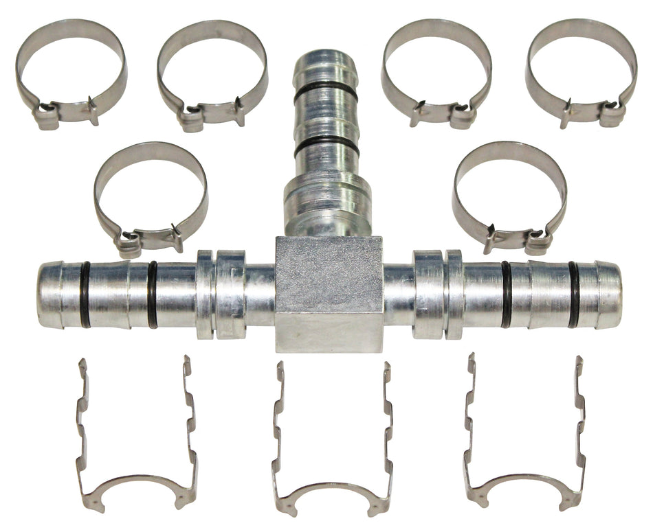 Automotive AC Hose Fitting EZ Clip #10 Tee Splicer 70R8281