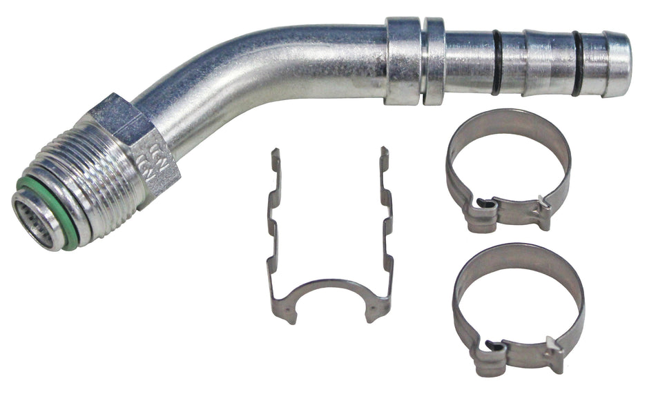 Automotive AC Hose Fitting EZ Clip #6 Male 45 70R8346