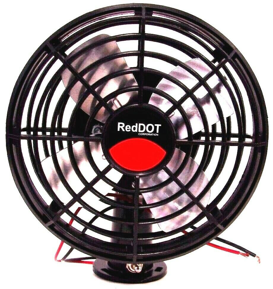 Red Dot auxiliary defrost dash Fan 12v 73R9052