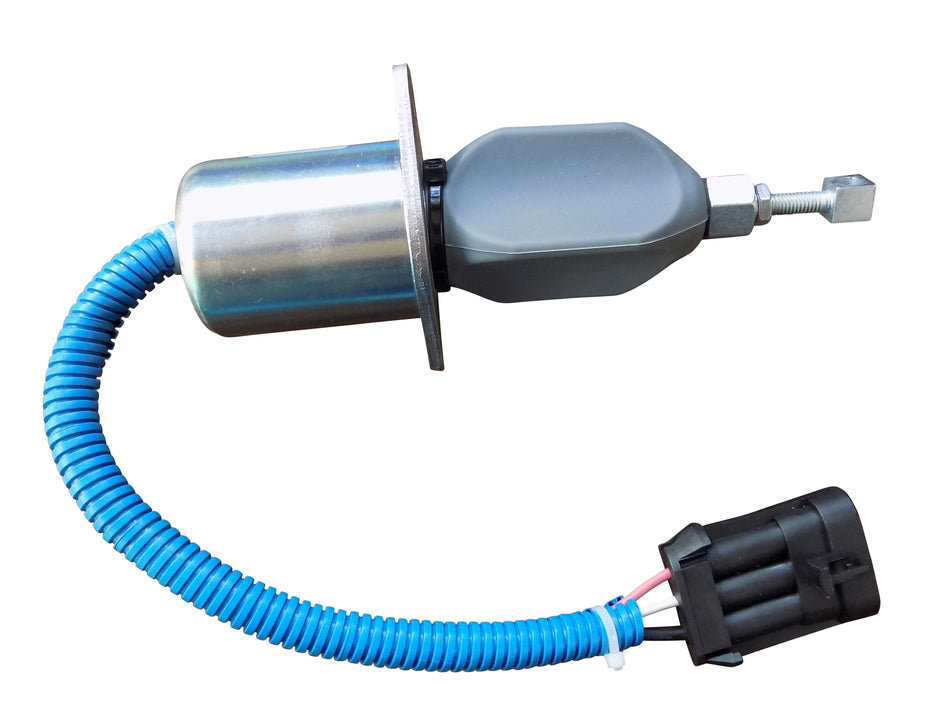 KB Diesel | 2.5" P7100 Fuel Pump Shut Off Solenoid for 1994-98 Dodge Ram Cummins 5.9L