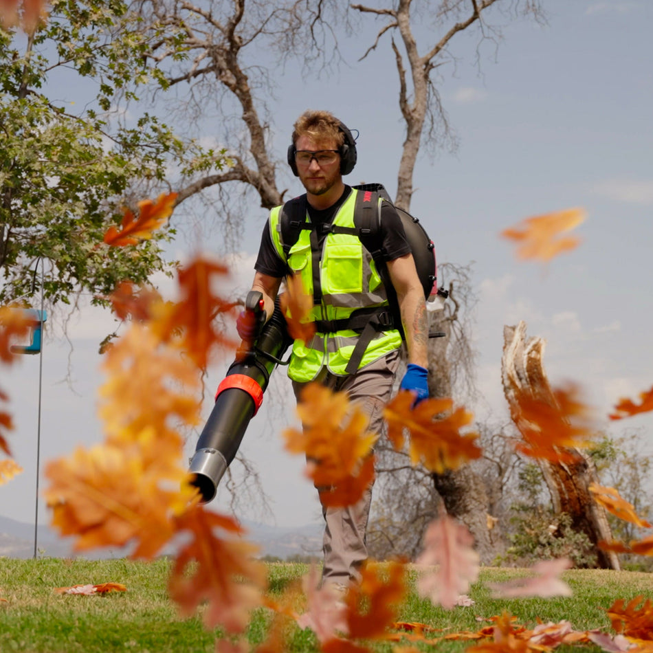 Tomahawk 79.9cc Commercial Backpack Leaf Blower 1,272 CFM 222 MPH Lightweight Professional Gas Powered Blower Landscaping Lawn Care Property Maintenance