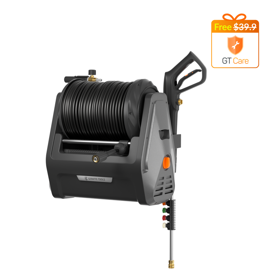 Giraffe Tools Grandfalls  Retractable Pressure Washer Essential