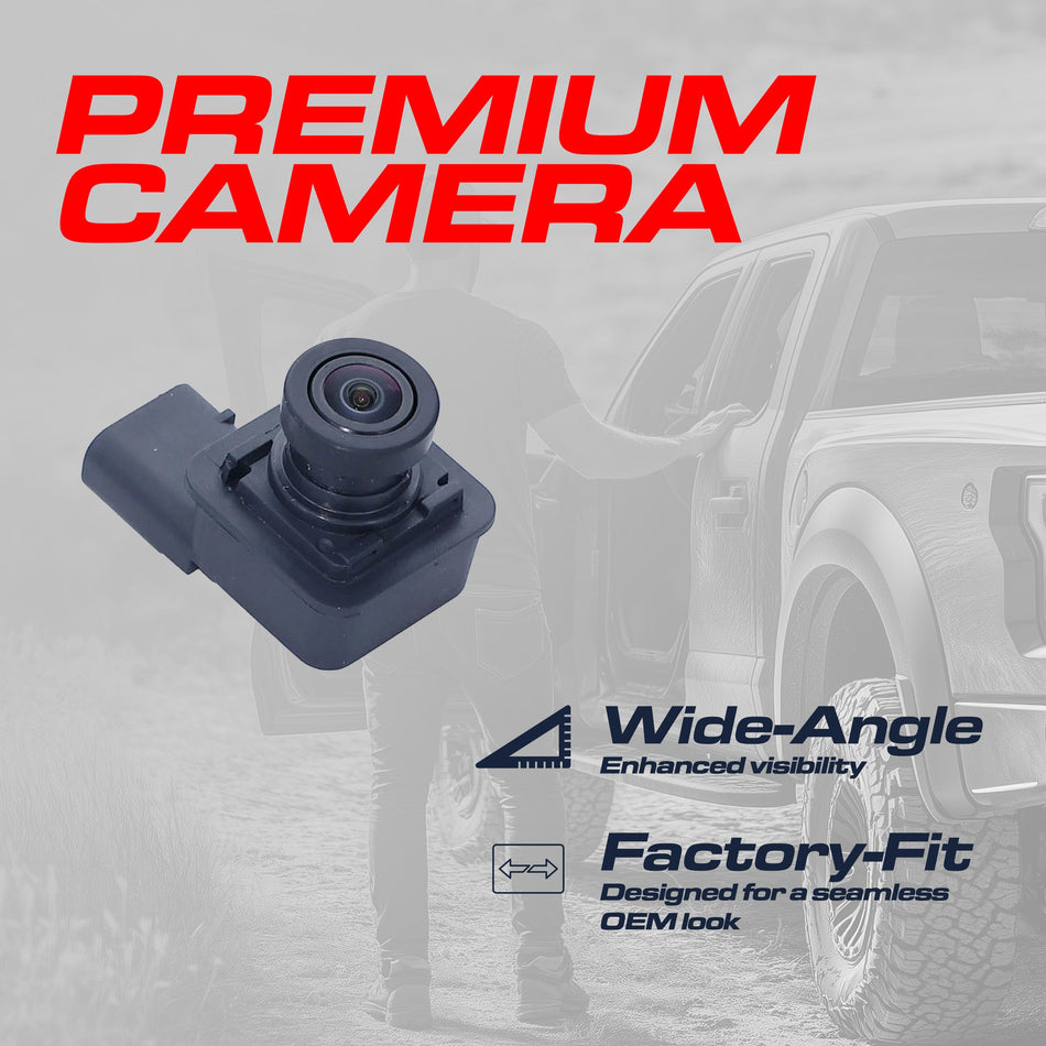 Aftermarket Ford F150 Regular Cab / Extended Cab / Crew Cab w/o Trailer Hook-Up Lamp (2018-2020) OEM Replacement Backup Camera OE Part # JL3Z-19G490-C