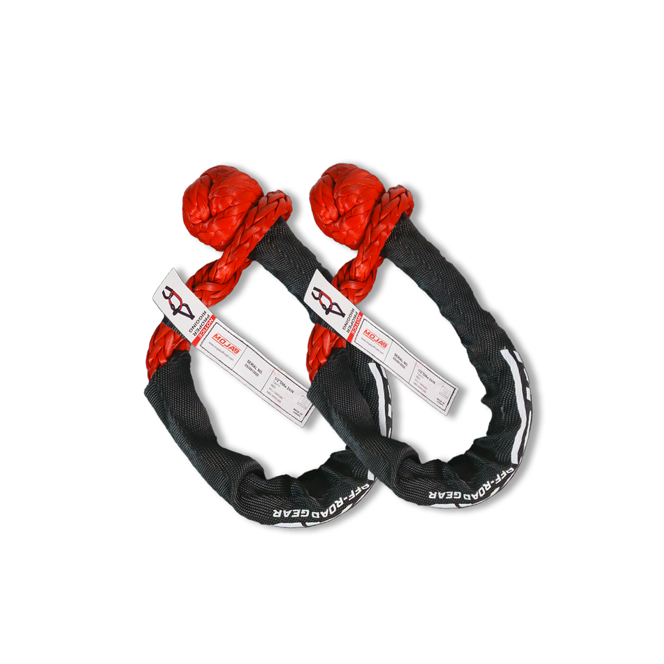 MOJAB Soft Shackle 1/2'' x 24” with sleeve and bag (Set of 2 Shackles)